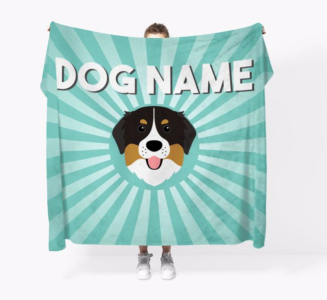 Sun Rays: Personalized {breedFullName} Throw Blanket